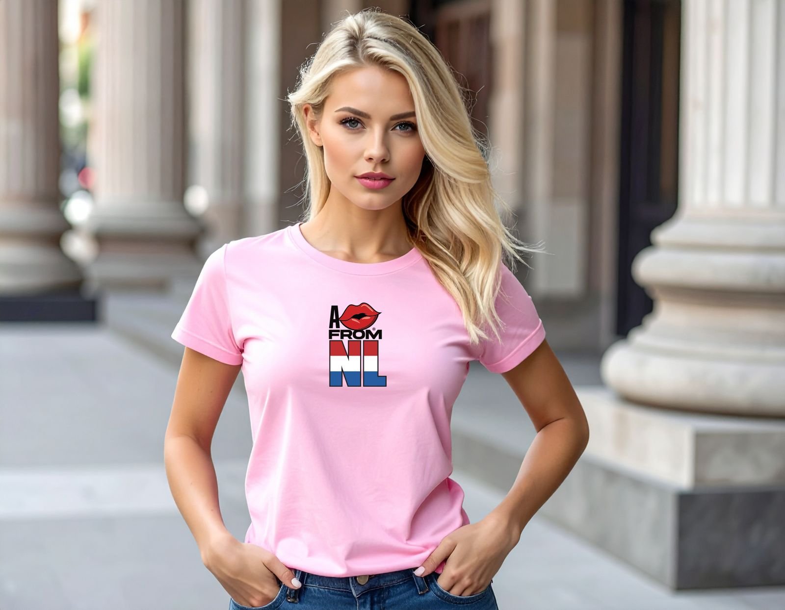 Women's pink shirt